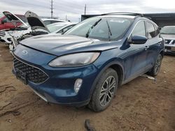 Salvage cars for sale from Copart Colorado Springs, CO: 2020 Ford Escape SEL