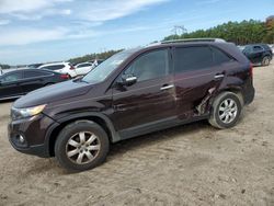 Salvage cars for sale at Greenwell Springs, LA auction: 2013 KIA Sorento LX