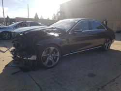 Mercedes-Benz S 550 salvage cars for sale: 2015 Mercedes-Benz S 550