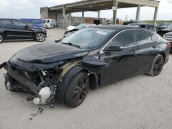 Salvage vehicles for parts for sale at auction: 2018 Chevrolet Malibu LT