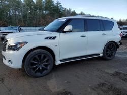 Salvage cars for sale from Copart Lyman, ME: 2014 Infiniti QX80