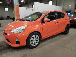 Salvage cars for sale from Copart Ham Lake, MN: 2013 Toyota Prius C
