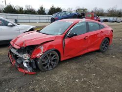 Honda salvage cars for sale: 2019 Honda Civic Sport