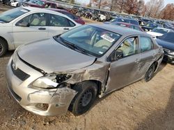 Salvage cars for sale at Cahokia Heights, IL auction: 2010 Toyota Corolla Base