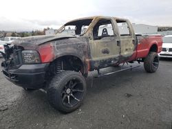 Salvage cars for sale at Vallejo, CA auction: 2005 Ford F250 Super Duty