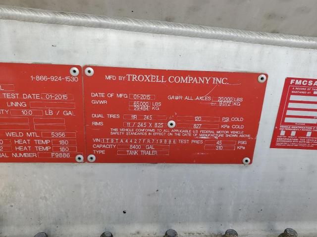 2015 Troxell Tanker TLR