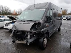 Salvage cars for sale from Copart Portland, OR: 2021 Dodge RAM Promaster 2500 2500 High