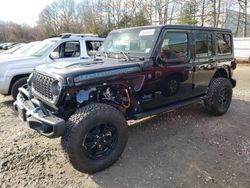 Salvage cars for sale at North Billerica, MA auction: 2023 Jeep Wrangler Rubicon 4XE