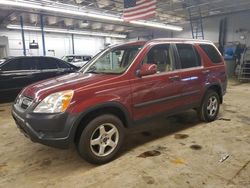 Salvage cars for sale from Copart Wheeling, IL: 2002 Honda CR-V EX