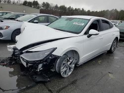 Salvage cars for sale at Exeter, RI auction: 2023 Hyundai Sonata SEL