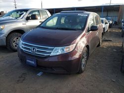 Salvage cars for sale from Copart Colorado Springs, CO: 2013 Honda Odyssey EXL