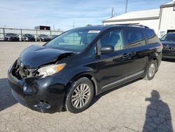 Toyota Sienna xle salvage cars for sale: 2011 Toyota Sienna XLE