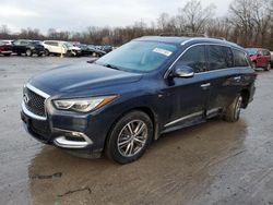 Salvage cars for sale at Ellwood City, PA auction: 2019 Infiniti QX60 Luxe