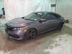 Salvage cars for sale from Copart Leroy, NY: 2019 Honda Civic Sport