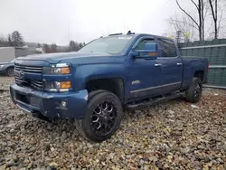 Salvage trucks for sale at Candia, NH auction: 2015 Chevrolet Silverado K2500 High Country