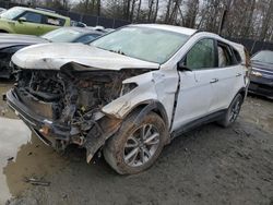 Salvage cars for sale at Waldorf, MD auction: 2017 Hyundai Santa FE SE