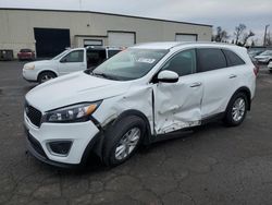 Salvage cars for sale from Copart Woodburn, OR: 2018 KIA Sorento LX