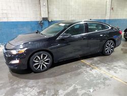 Salvage cars for sale from Copart Woodhaven, MI: 2021 Chevrolet Malibu RS