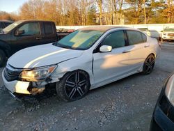 Salvage cars for sale at North Billerica, MA auction: 2017 Honda Accord Sport Special Edition