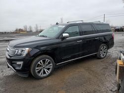 Salvage cars for sale at Montreal Est, QC auction: 2021 Ford Expedition Max Platinum