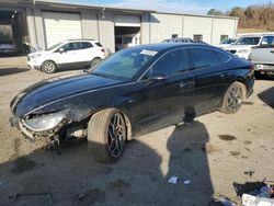 Salvage cars for sale at Grenada, MS auction: 2022 Hyundai Sonata N Line