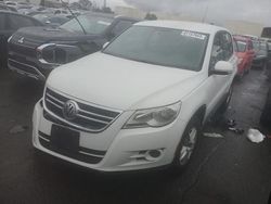 Salvage cars for sale from Copart Martinez, CA: 2011 Volkswagen Tiguan S
