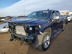 Salvage cars for sale from Copart Brighton, CO: 2021 GMC Sierra K1500 SLT