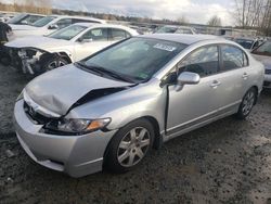 Salvage cars for sale from Copart Arlington, WA: 2010 Honda Civic LX