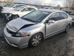 Salvage cars for sale at Arlington, WA auction: 2010 Honda Civic LX