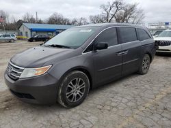 Salvage cars for sale from Copart Wichita, KS: 2012 Honda Odyssey EXL