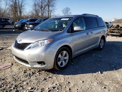 Salvage cars for sale from Copart Cicero, IN: 2011 Toyota Sienna LE