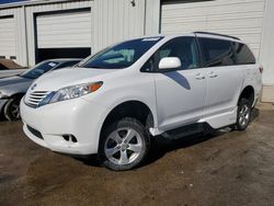 Salvage cars for sale from Copart Montgomery, AL: 2015 Toyota Sienna LE