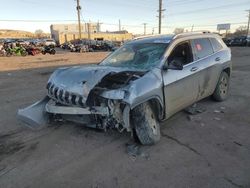 Salvage cars for sale from Copart Colorado Springs, CO: 2014 Jeep Cherokee Limited