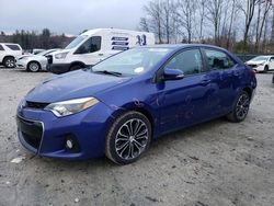 Salvage cars for sale at Candia, NH auction: 2015 Toyota Corolla L