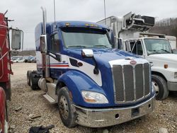 Salvage trucks for sale at Hurricane, WV auction: 2017 Peterbilt 579