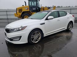 Salvage cars for sale from Copart Windham, ME: 2013 KIA Optima SX