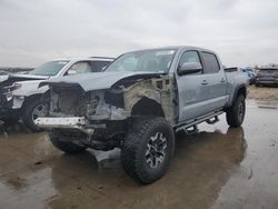 Salvage cars for sale at Grand Prairie, TX auction: 2018 Toyota Tacoma Double Cab