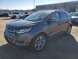 Salvage cars for sale at Fredericksburg, VA auction: 2017 Ford Edge Titanium