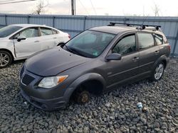 Pontiac Vehiculos salvage en venta: 2005 Pontiac Vibe