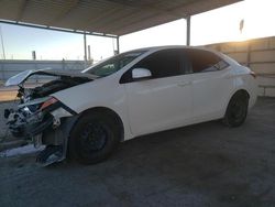 Salvage cars for sale from Copart Anthony, TX: 2015 Toyota Corolla L