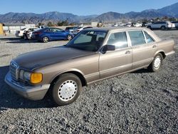 Salvage cars for sale at Mentone, CA auction: 1988 Mercedes-Benz 300 SEL