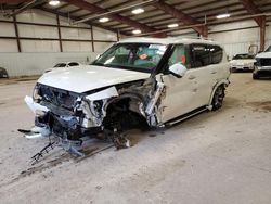 Salvage cars for sale at Lansing, MI auction: 2012 Infiniti QX56