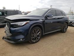 Infiniti salvage cars for sale: 2021 Infiniti QX50 Sensory