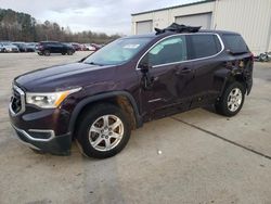 Salvage cars for sale at Gaston, SC auction: 2018 GMC Acadia SLE