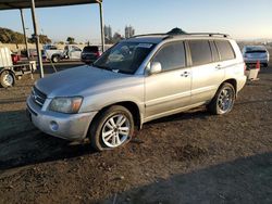 Salvage cars for sale from Copart San Diego, CA: 2006 Toyota Highlander Hybrid