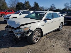 Salvage cars for sale from Copart Madisonville, TN: 2010 Ford Taurus Limited