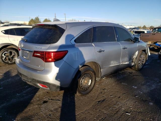 2016 Acura MDX Technology