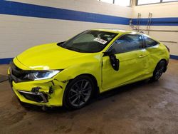 Salvage cars for sale at Wheeling, IL auction: 2019 Honda Civic EX