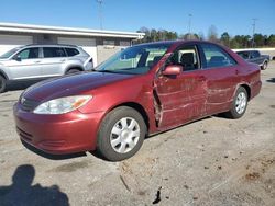 Salvage cars for sale at Gainesville, GA auction: 2003 Toyota Camry LE