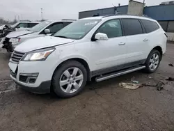 Chevrolet salvage cars for sale: 2017 Chevrolet Traverse LT